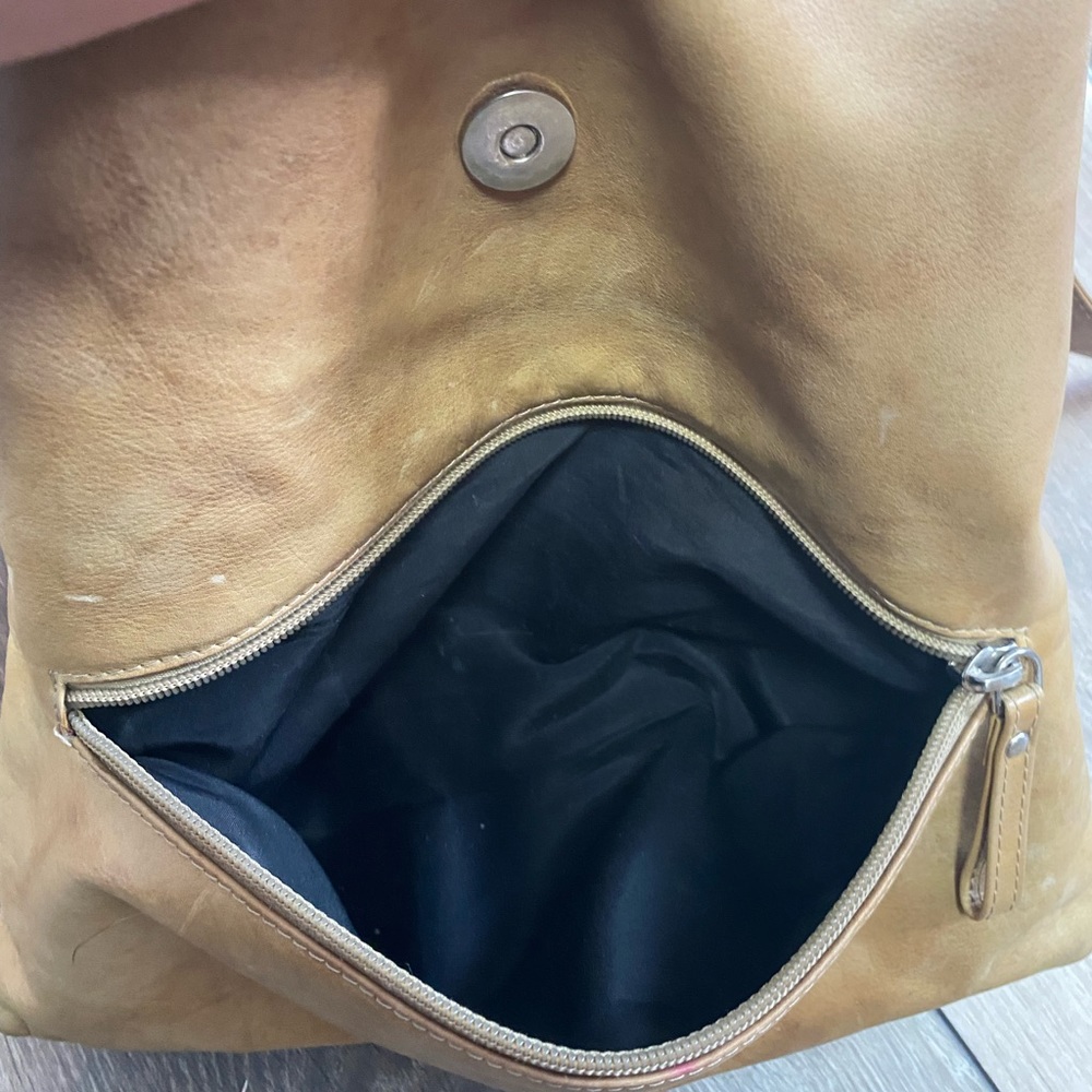 Vintage Leather Boho Satchel - Picture 5 of 6